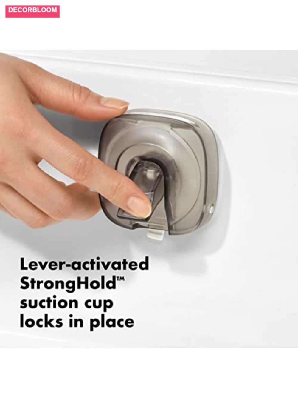 Suction Sponge Holder with Strong Hold, Removable, Dishwasher Safe - Picture 4 of 6